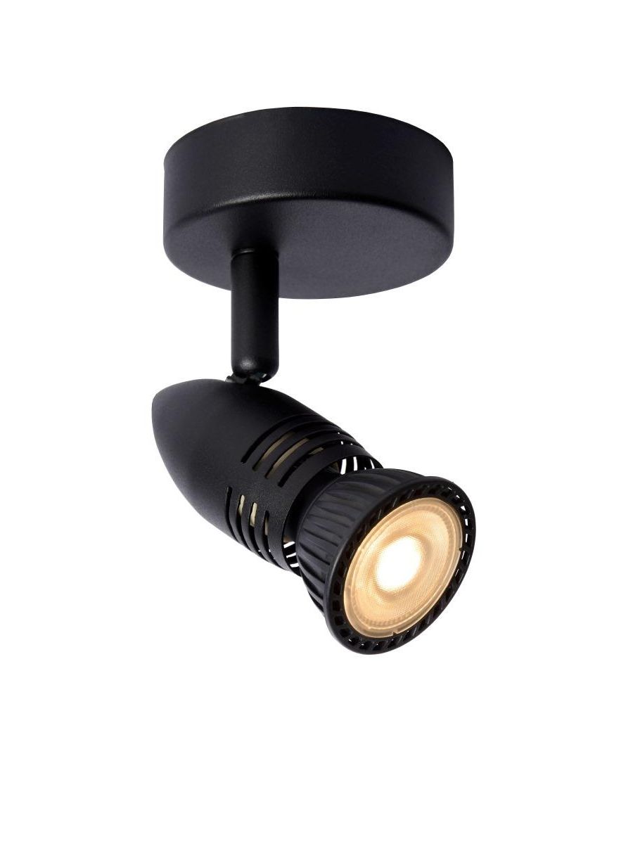 CARO-LED SPOT PLAFOND Ø 9 CM LED GU10 1X5W 2700K NOIR