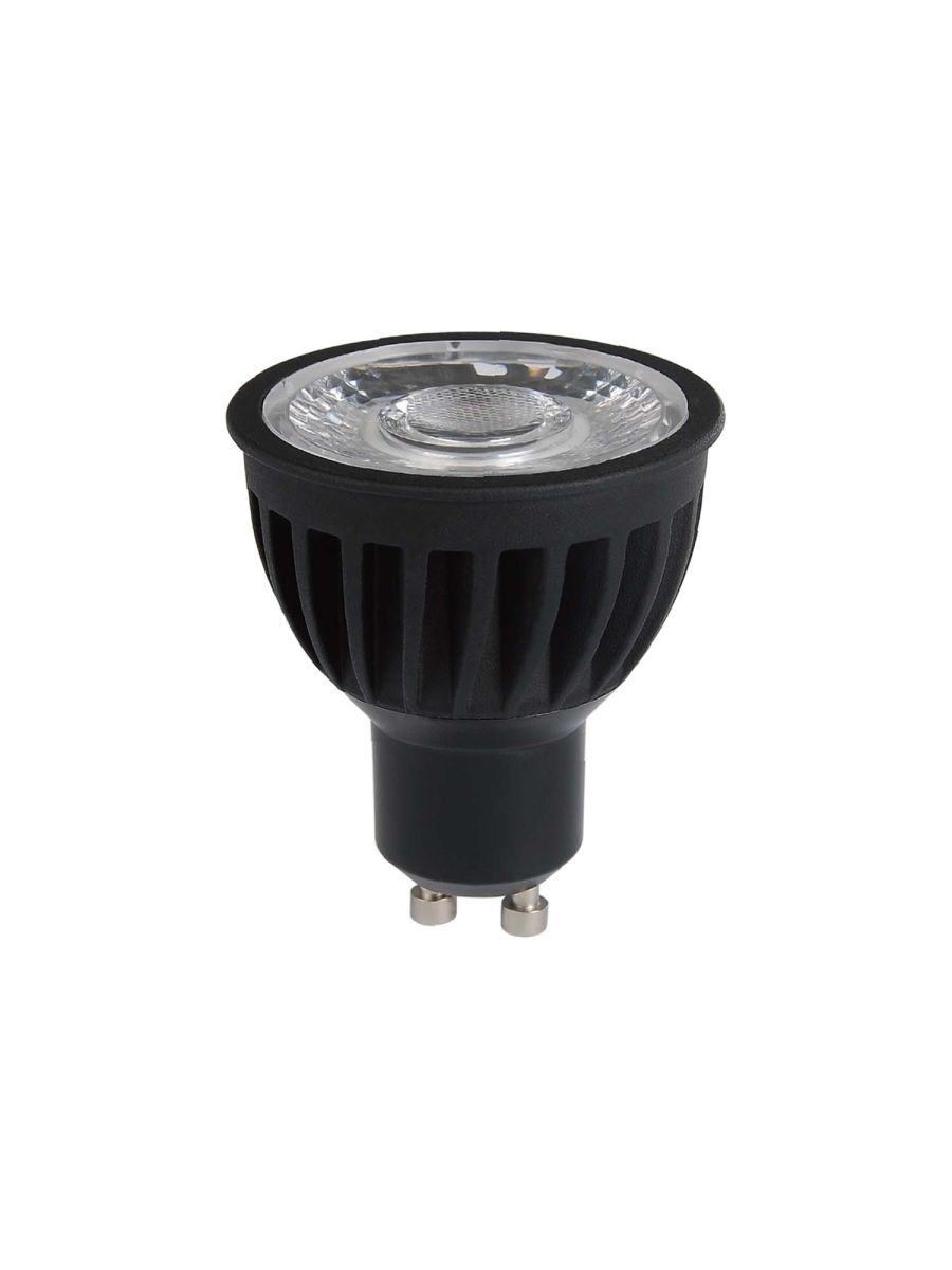 LED GU10 6W COB 38° 2700°K 560LM NOIR DIM