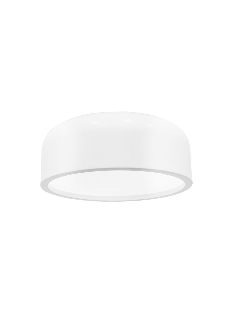 PERLETO CEILING LAMP WHITE METAL & ACRYLIC DIFFUSER LED E27 2X12W D:35 H:13CM