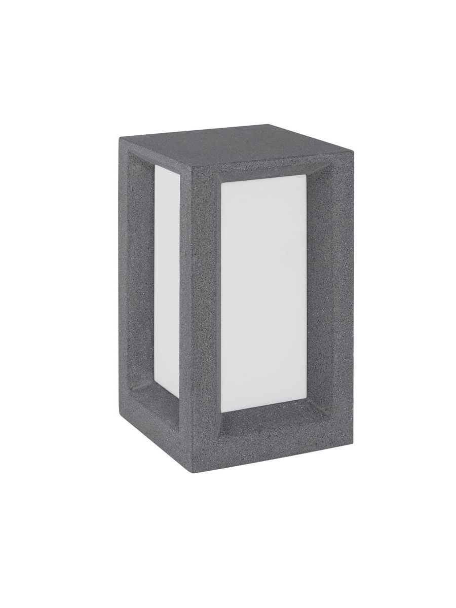 CASTRO GRAY SANDSTONE & ACRYLIC LED E27 1X12 WATT BULB EXCLUDED 100-240 VOLT IP65L: 20 W: 20 H: 35 C