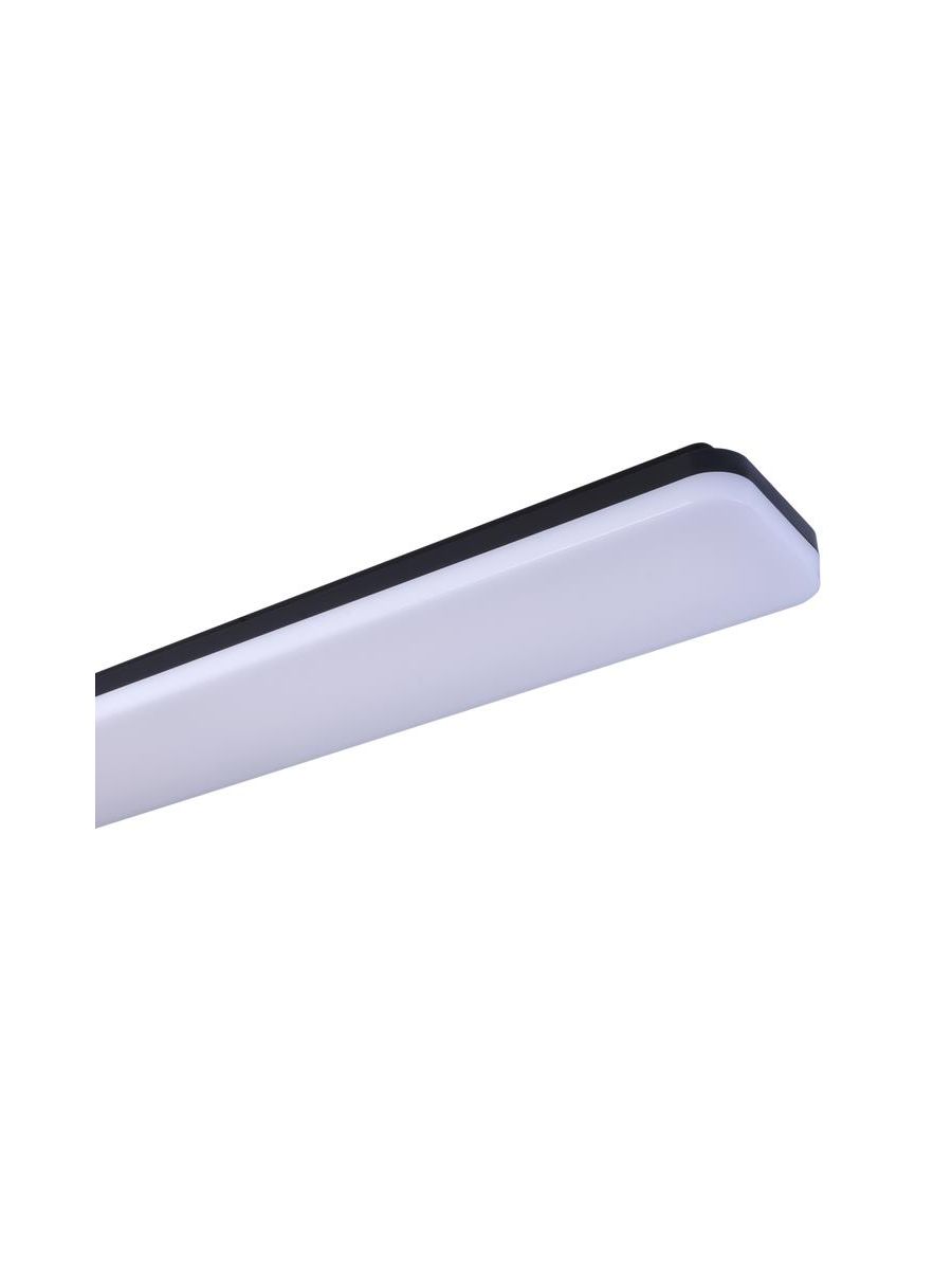PLAFON. LED HILO RECTANGLE IP54 29/38W 3000/4000K 120CM NOIR