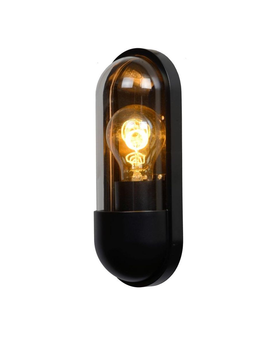 CAPSULE APPLIQUE MURALE EXTÉRIEUR 1XE27 IP54 NOIR
