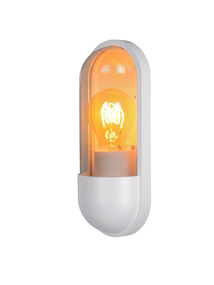 CAPSULE APPLIQUE MURALE EXTÉRIEUR 1XE27 IP54 BLANC