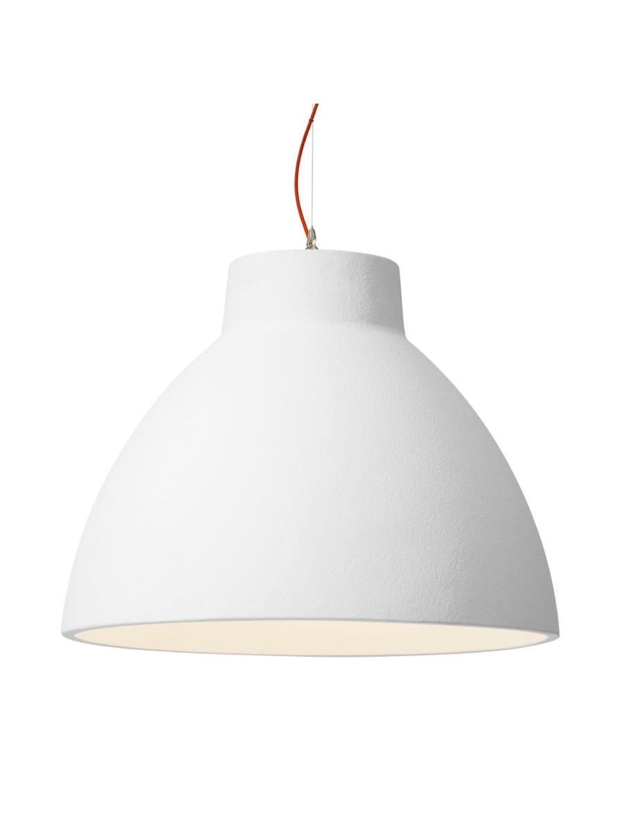 BISHOP CEILING SUSP 8.0 E27 W WITH RED POWER CABLE MAX. 25W A60/G95 220-240VAC