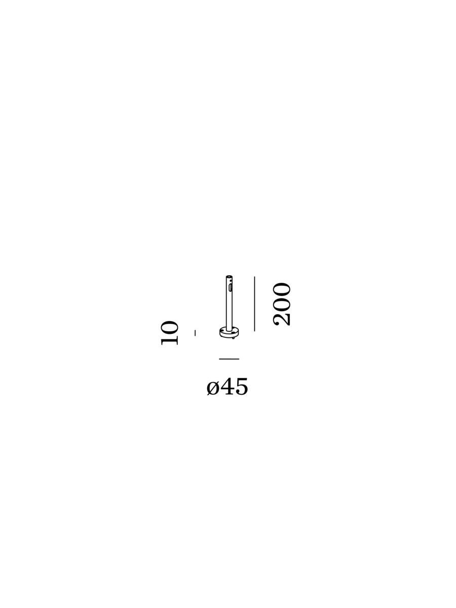 STIPO POLE 200 Q INCL. BASE