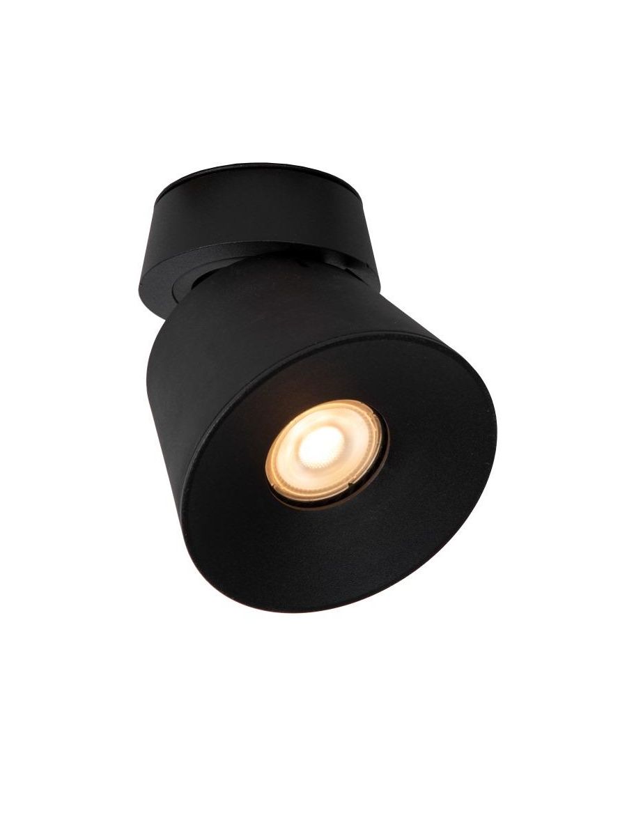 TRIGONO SPOT PLAFOND Ø 10,5 CM 1XGU10 NOIR