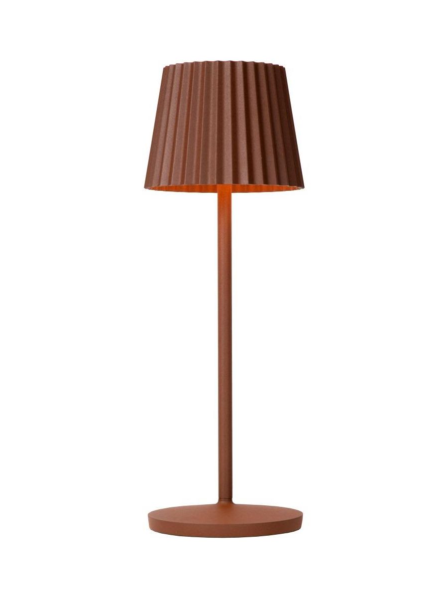 JUSTINE LAMPE DE TABLE EXTÉRIEUR BATTERIE ROUILLE