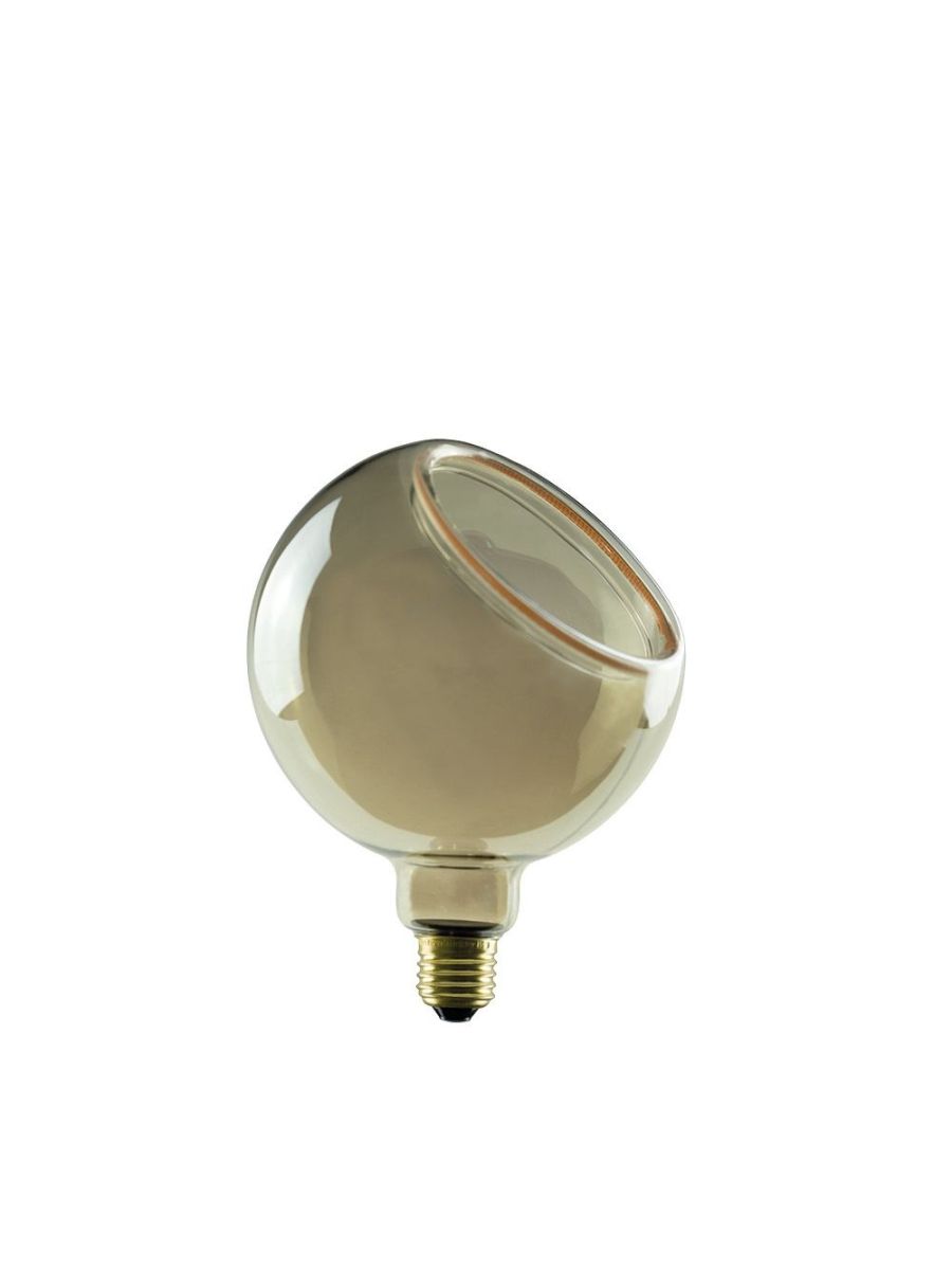 AMPOULE FLOATING LED GLOBE 125 - 45° GRIS FUMÉ E27