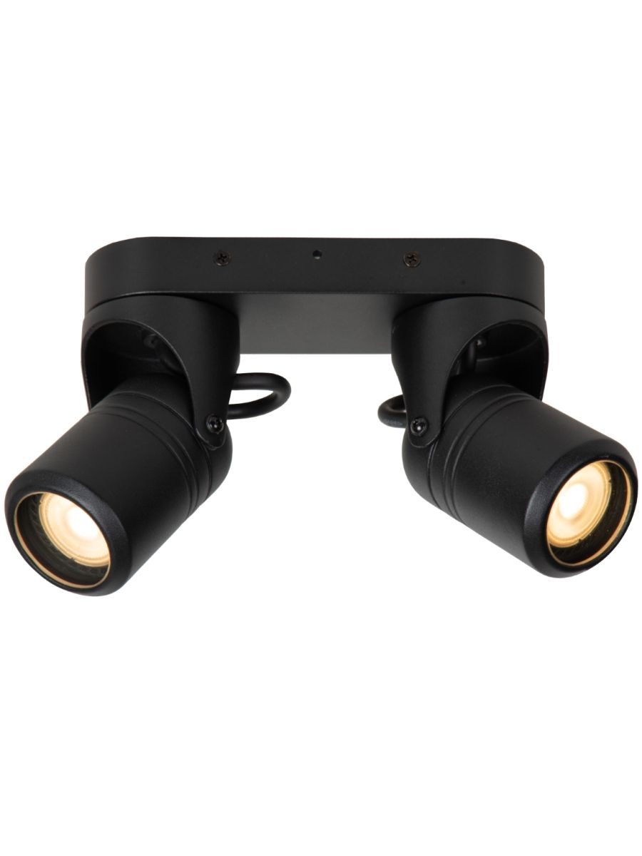 NIORT SPOT PLAFOND EXTÉRIEUR 2XGU10 NOIR