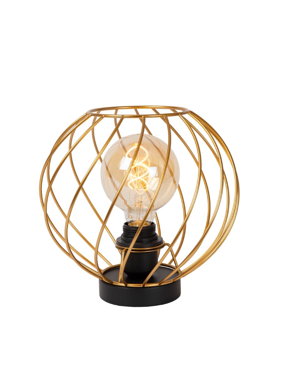 DANZA LAMPE DE TABLE Ø 25 CM 1XE27 OR MAT / LAITON