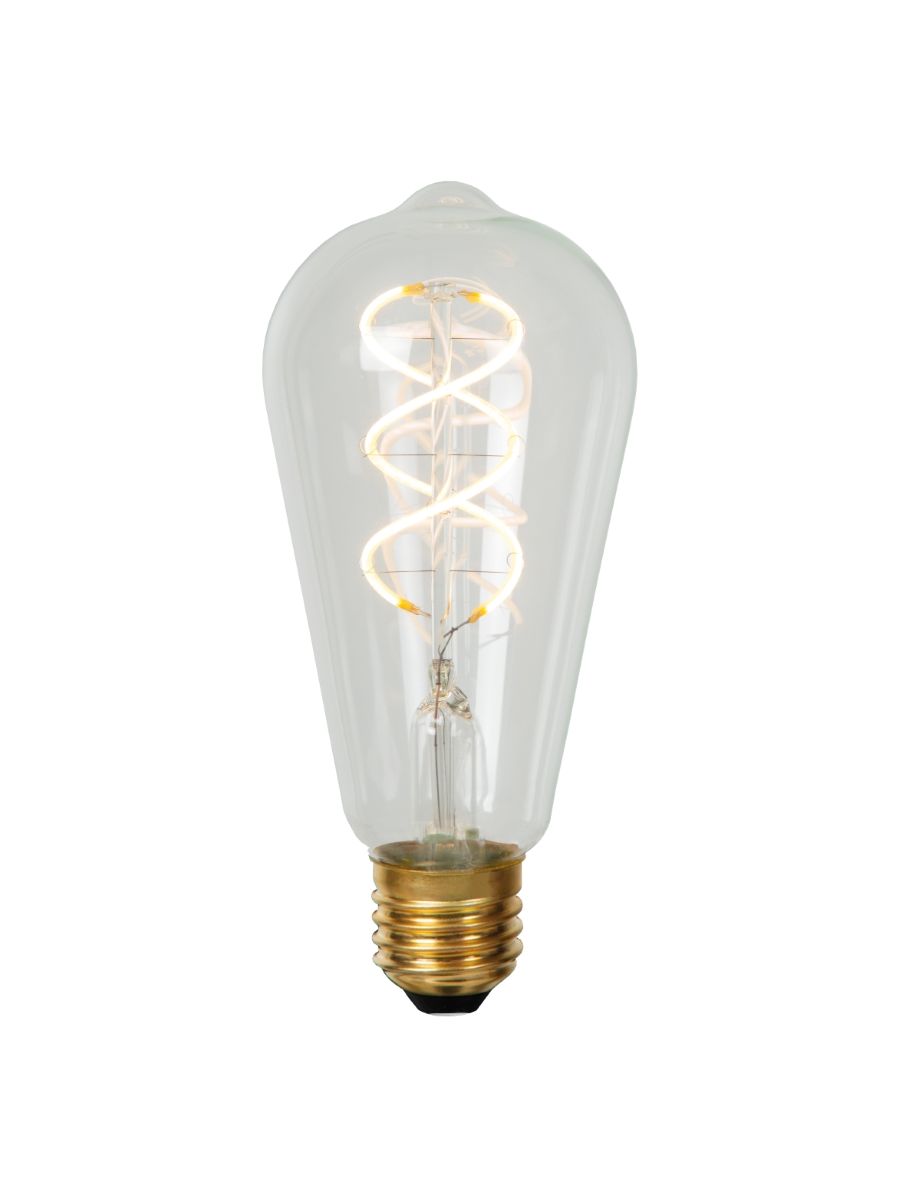 ST64 AMPOULES FILAMENT Ø 6,4 CM LED DIM. E27 1X4,9W 2700K TRANSPARENT