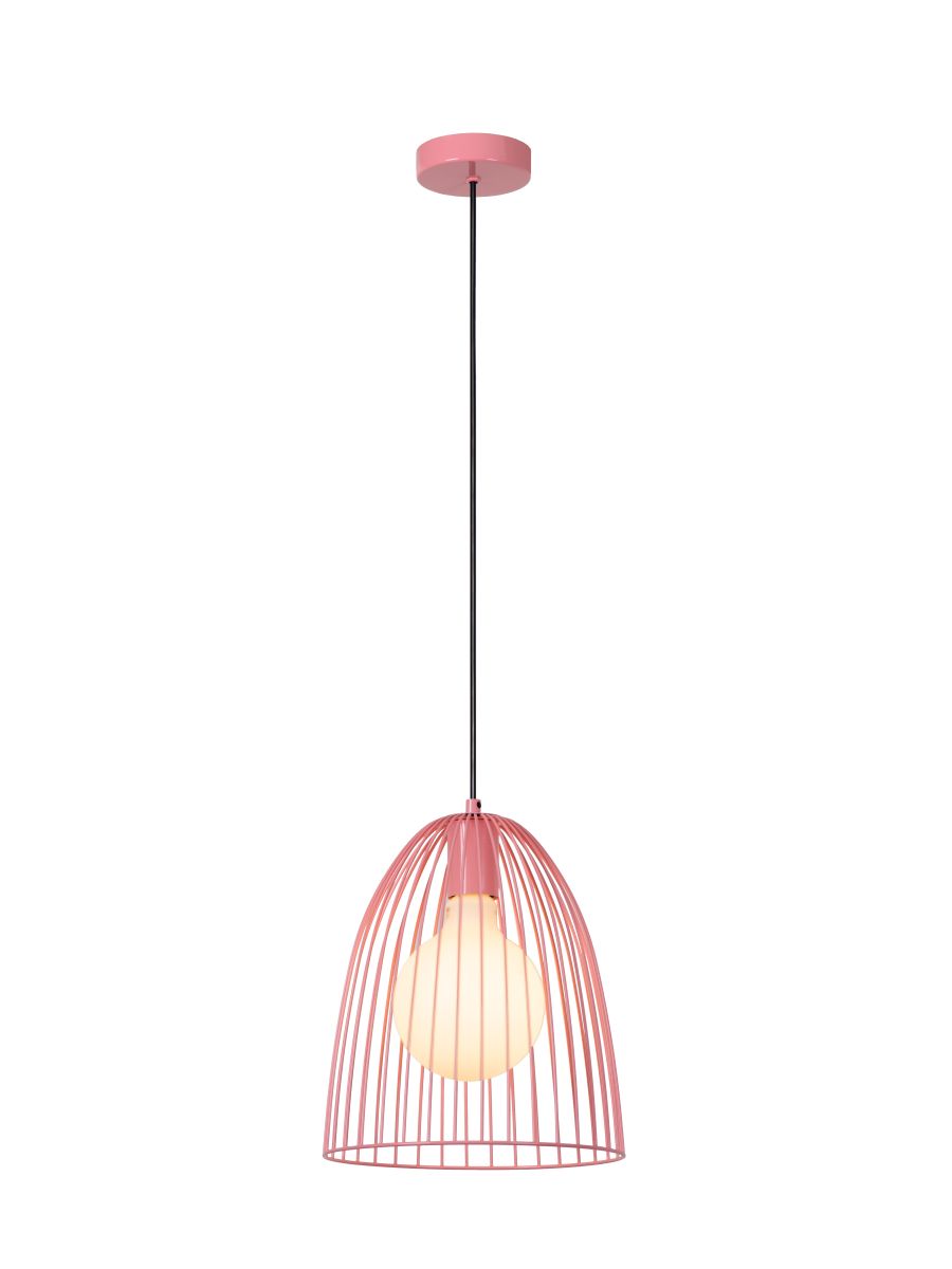 MACARONS SUSPENSION Ø 24,5 CM 1XE27 ROSE