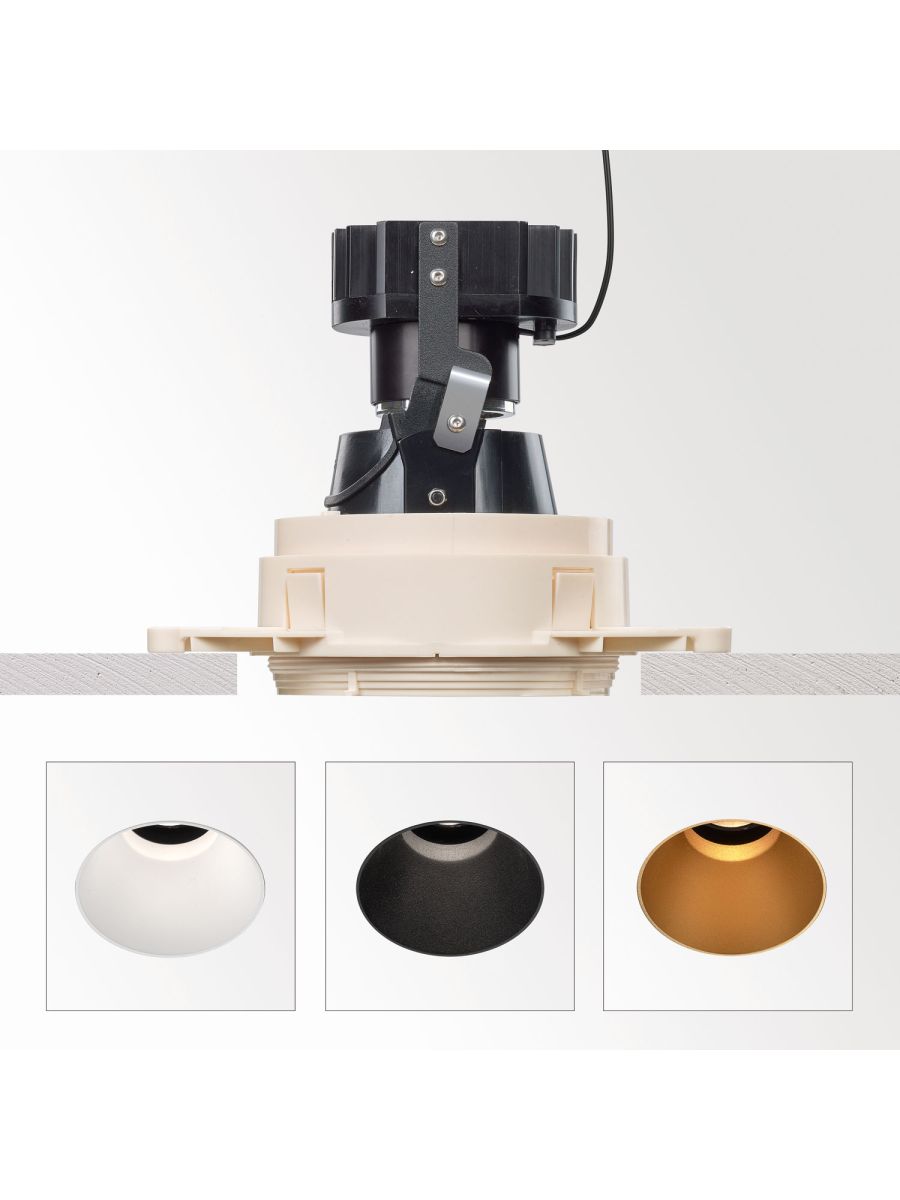 iMAX II ROUND ADJUSTABLE TRIMLESS SOFT 93045