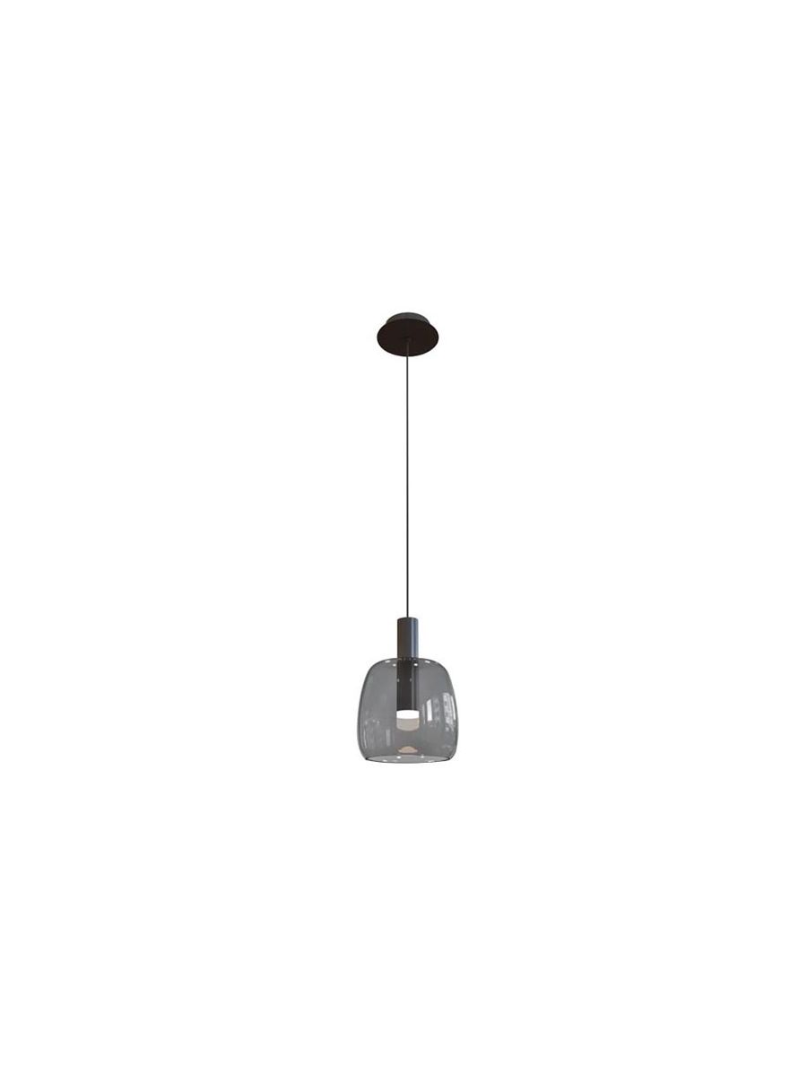 196-7 SUSPENSION VERRE FUMÉ