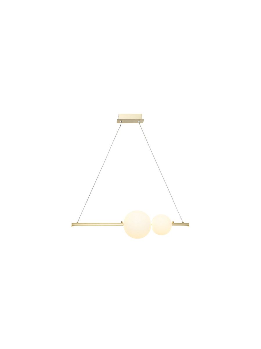 PENDANT LED LIGHT 11W 3000K ALUMINUM-OPAL GLASS