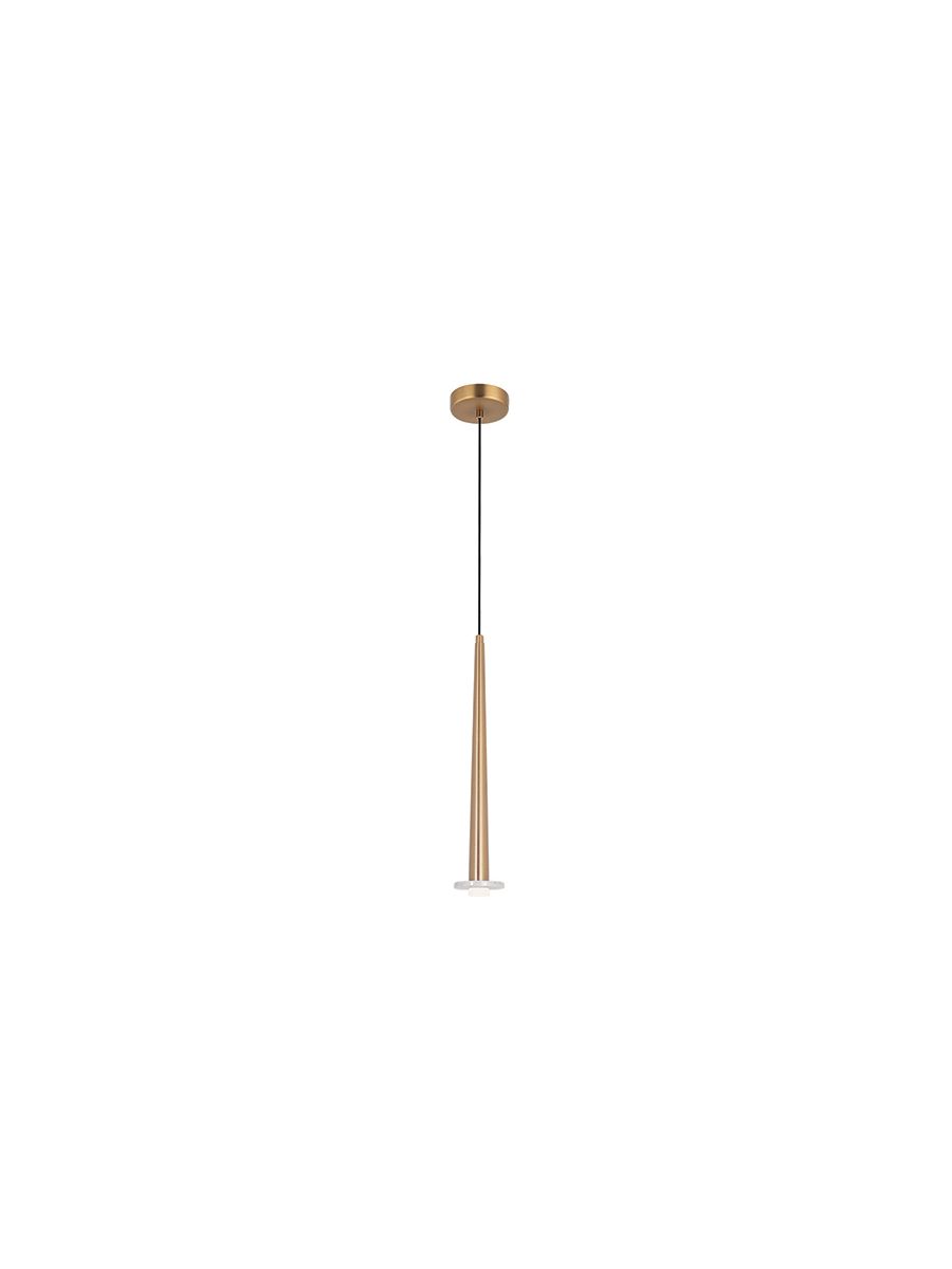PENDANT LED LIGHT 3W 3000K ALUMINUM -MARBLE GOLD MATT