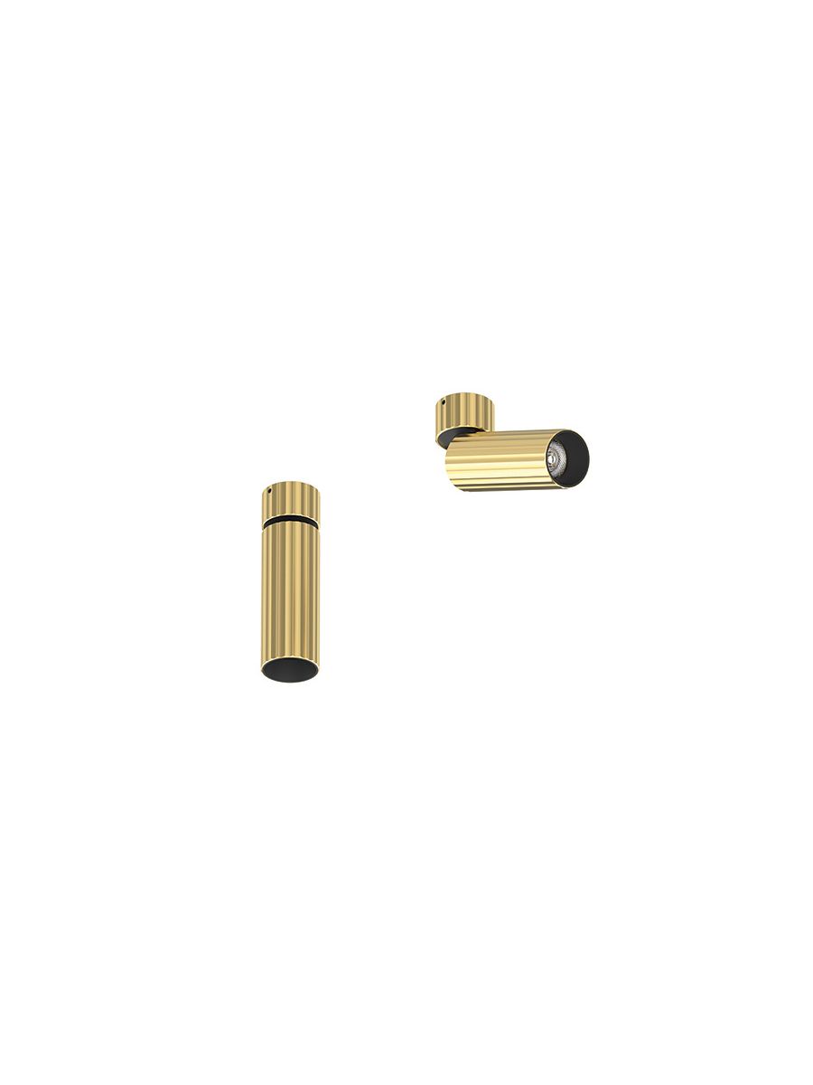 CEILING MOVABLE SPOT LED 7W BRUSHED BRASS