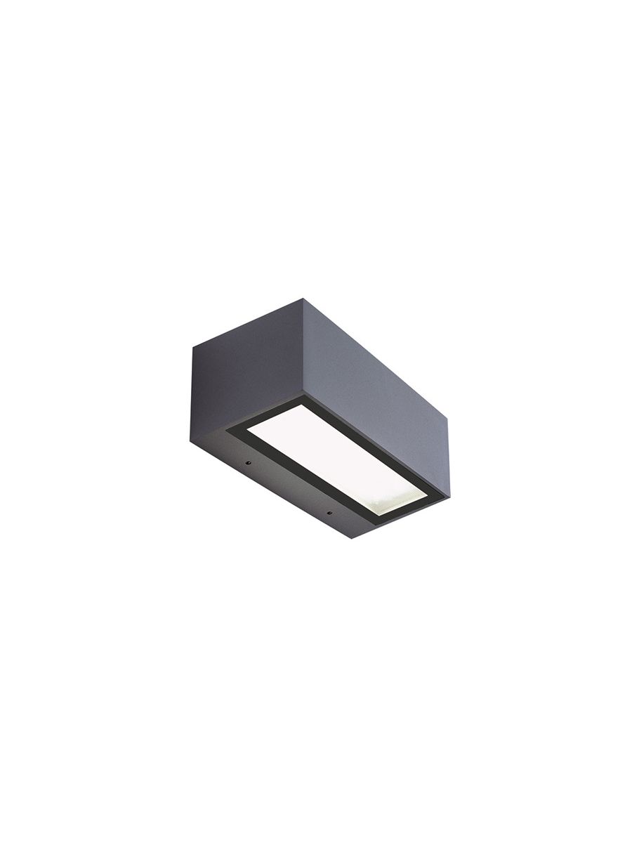 OUTDOOR WALL LIGHT LED 26W DARK GREY 