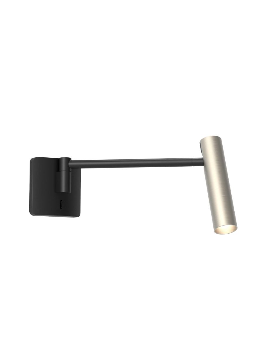 LEDA SWING ARM MATT BLACK