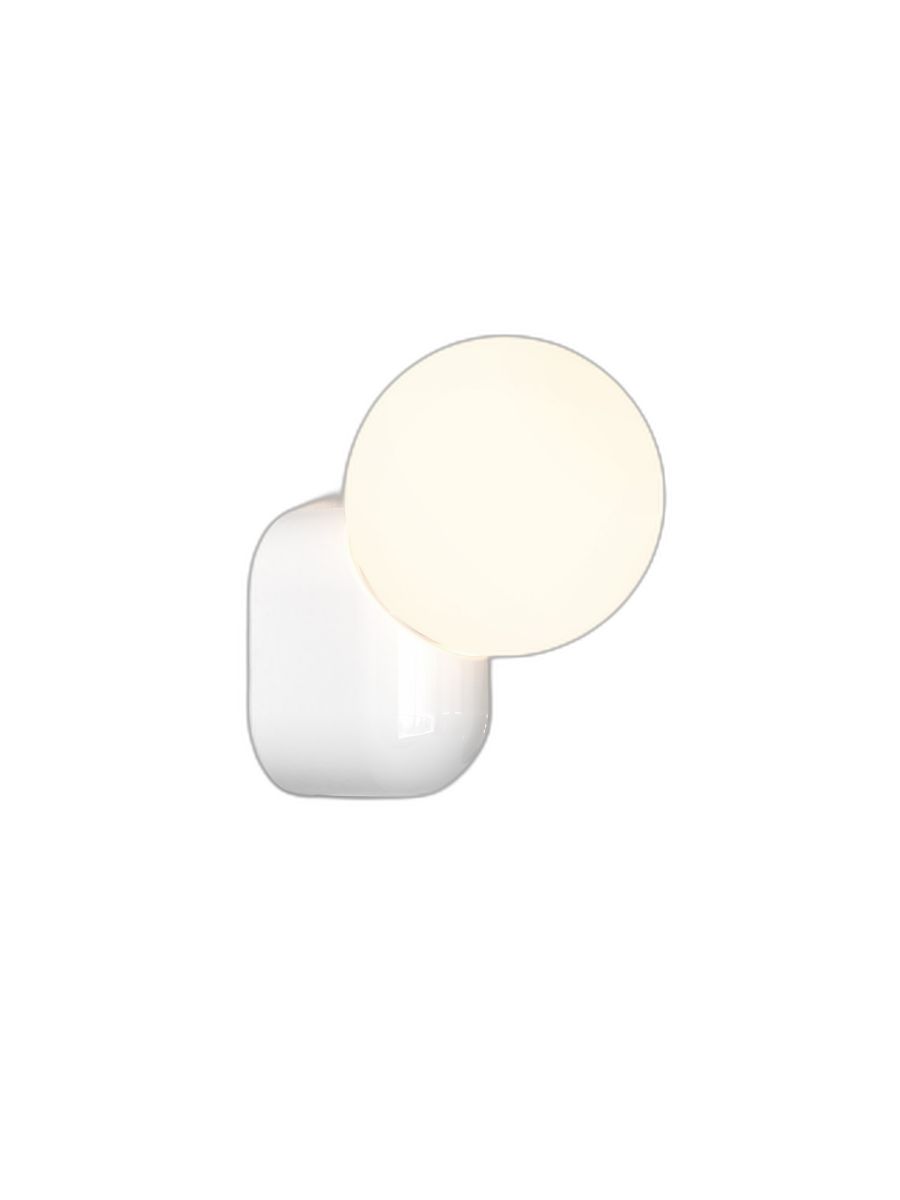 LYRA WALL SINGLE GLOSS GLAZE WHITE