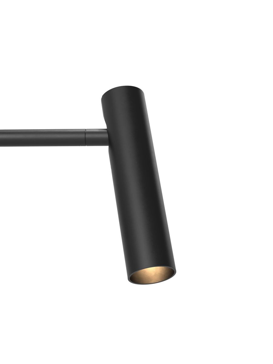 LEDA ROUND SHADE MATT BLACK