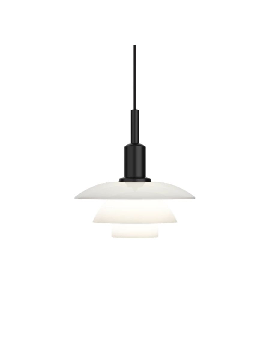 PH 3/3 SUSPENSION VERRE OPALE BLANC