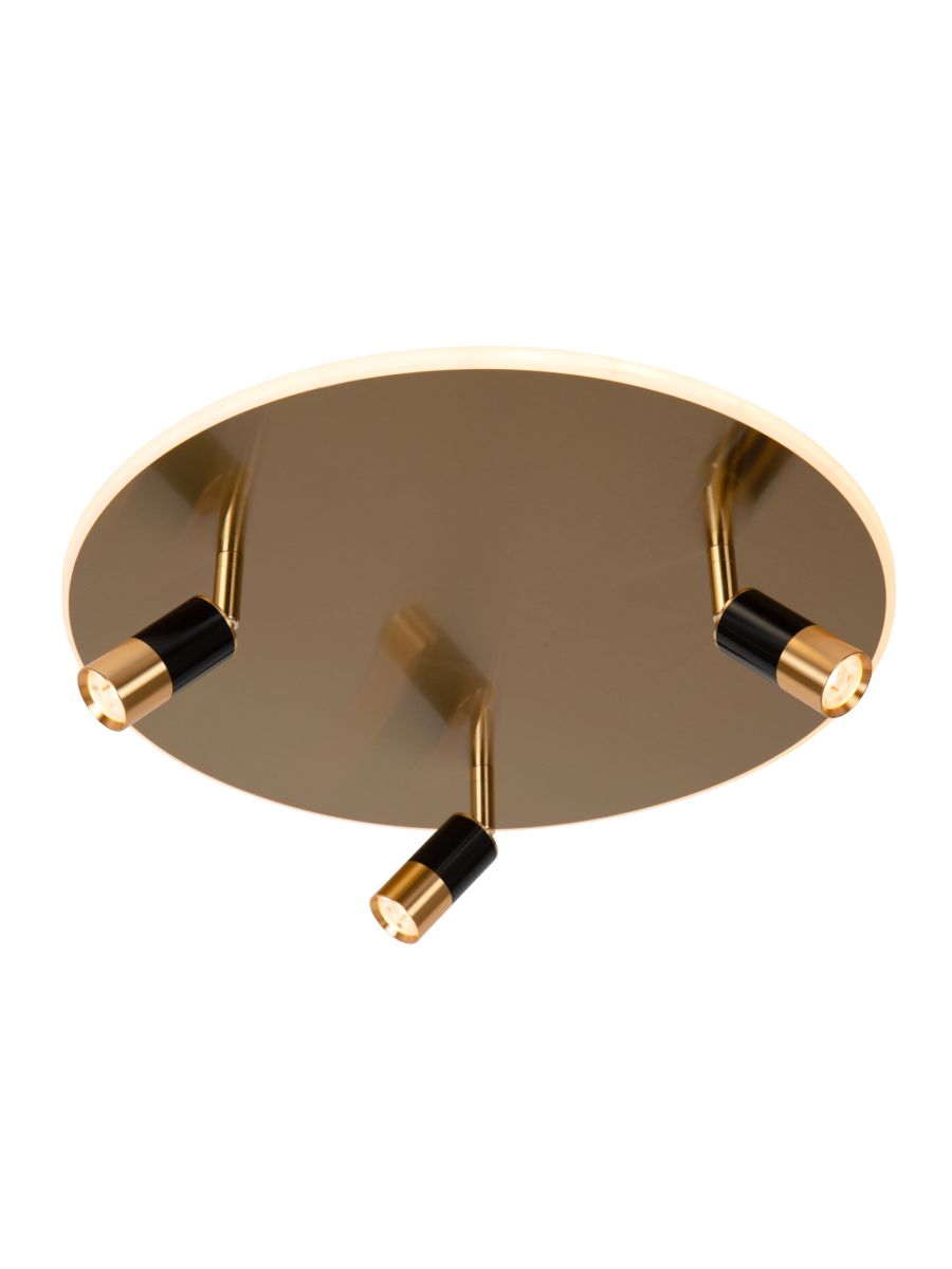 JUBEL PLAFONNIER OR MAT / LAITON
