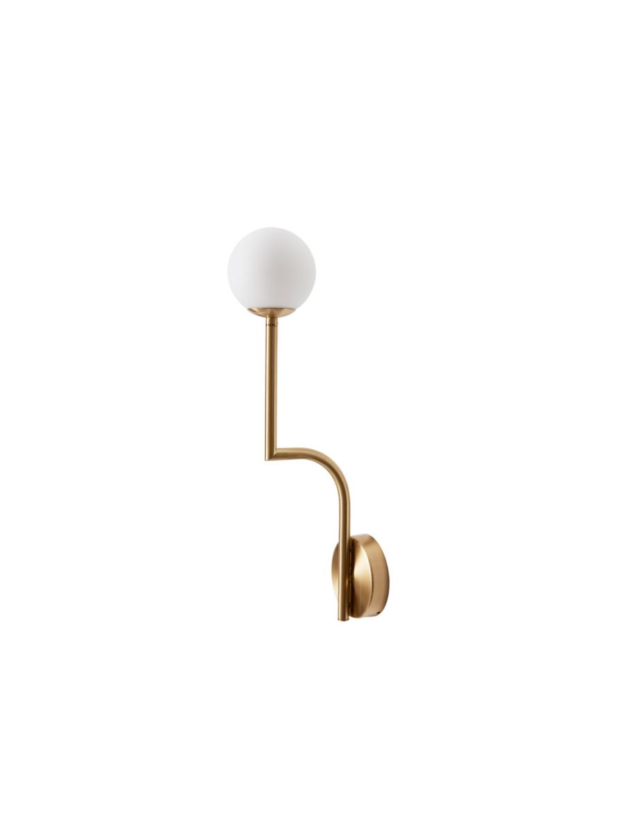 MOBIL 46 APPLIQUE MURALE LAITON