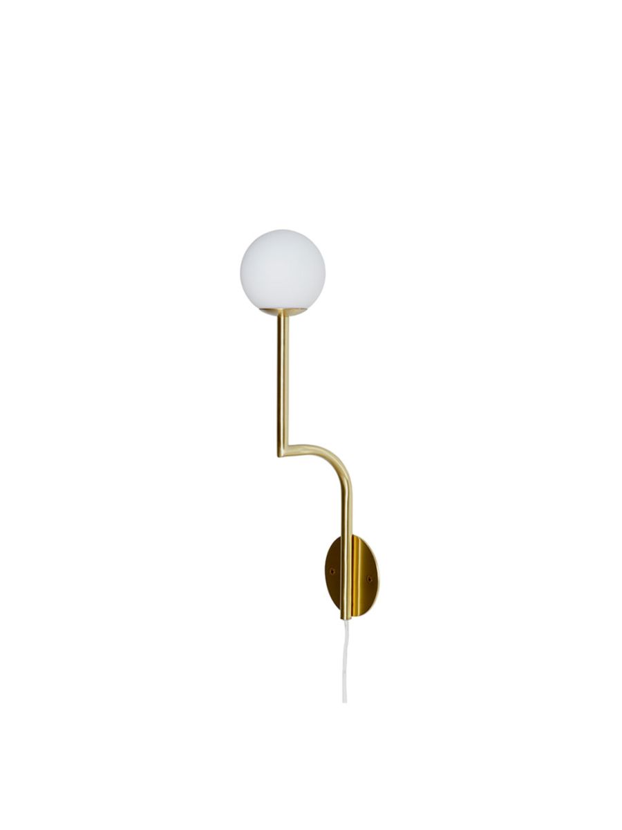MOBIL 46 CABLE APPLIQUE MURALE LAITON