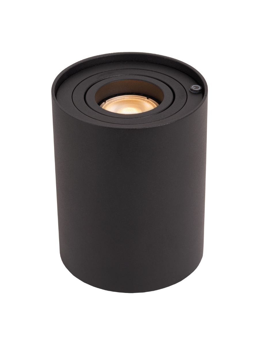 TUBE LAMPE DE TABLE NOIR