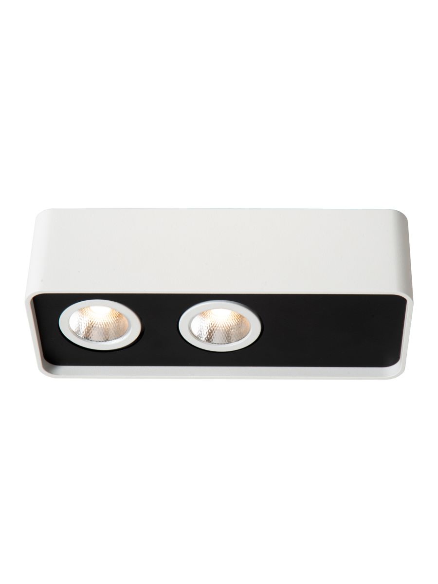 ANGULAR SPOT PLAFOND 2X6W BLANC