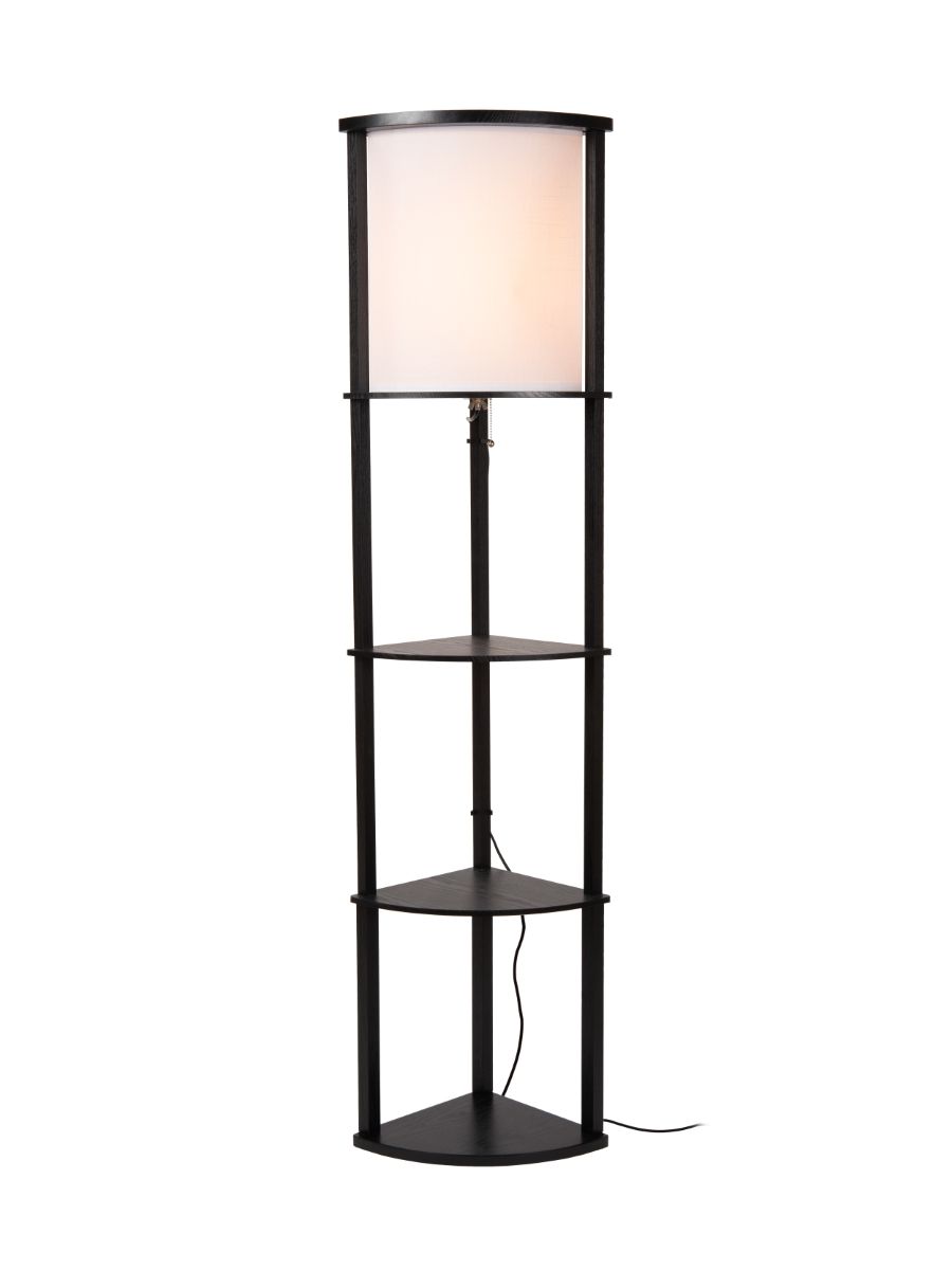 MENNO LAMPADAIRE D'ANGLE NOIR