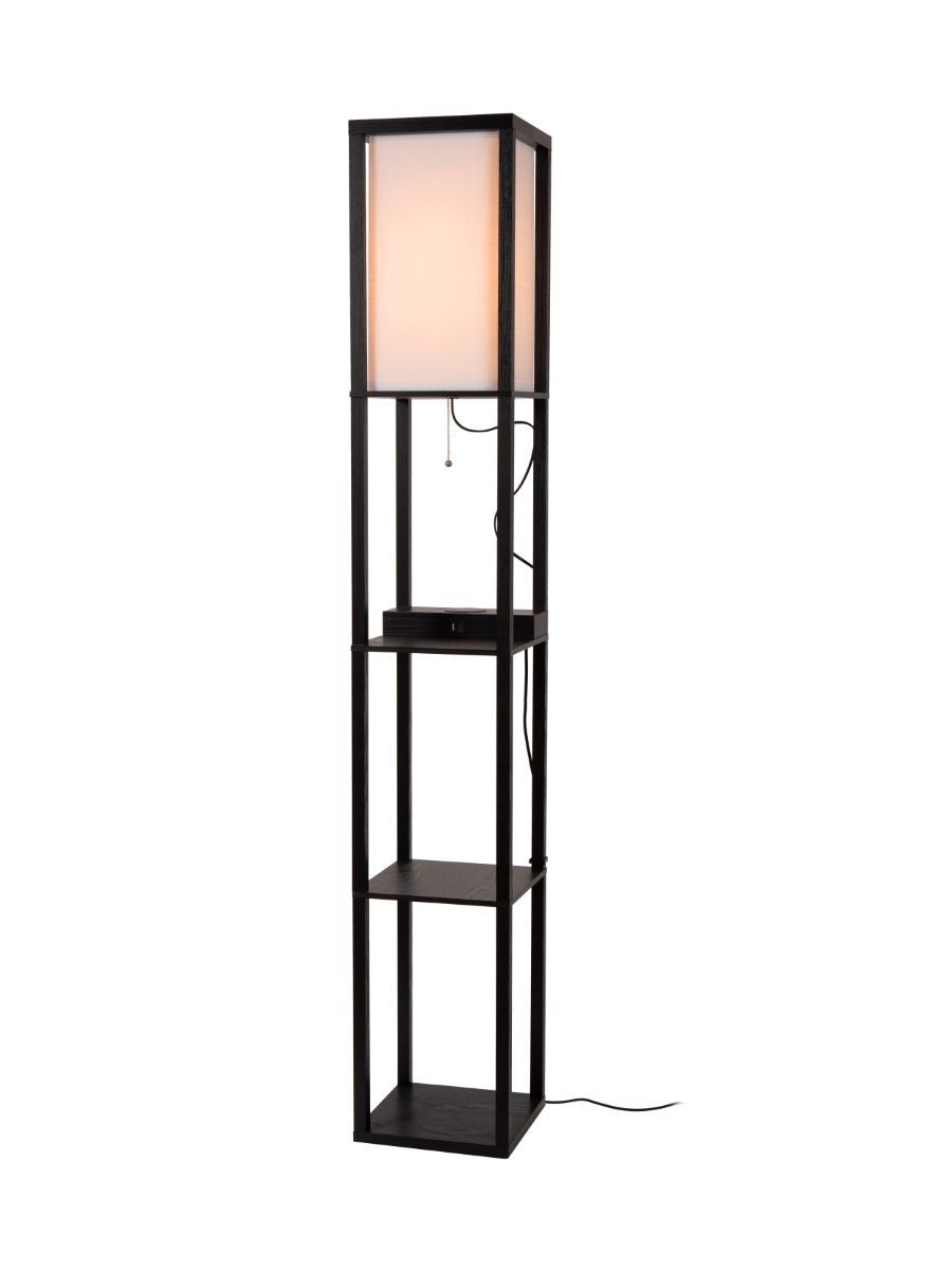 MENNO LAMPADAIRE CARRÉ NOIR
