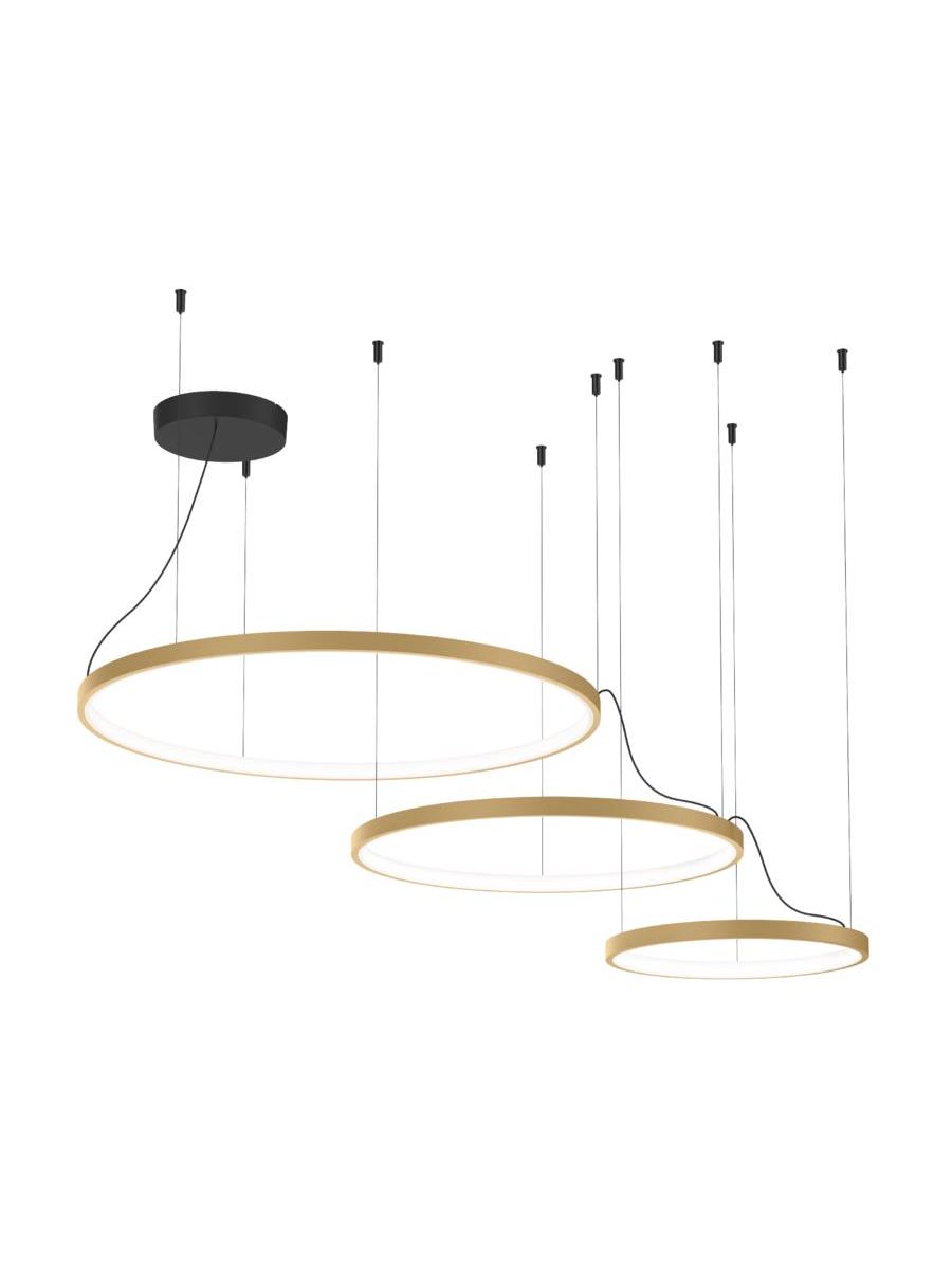 KUJO CEILING SUSPENDED 3.2.1 LED 2700K M 46W 220-240VAC DIM CRI90