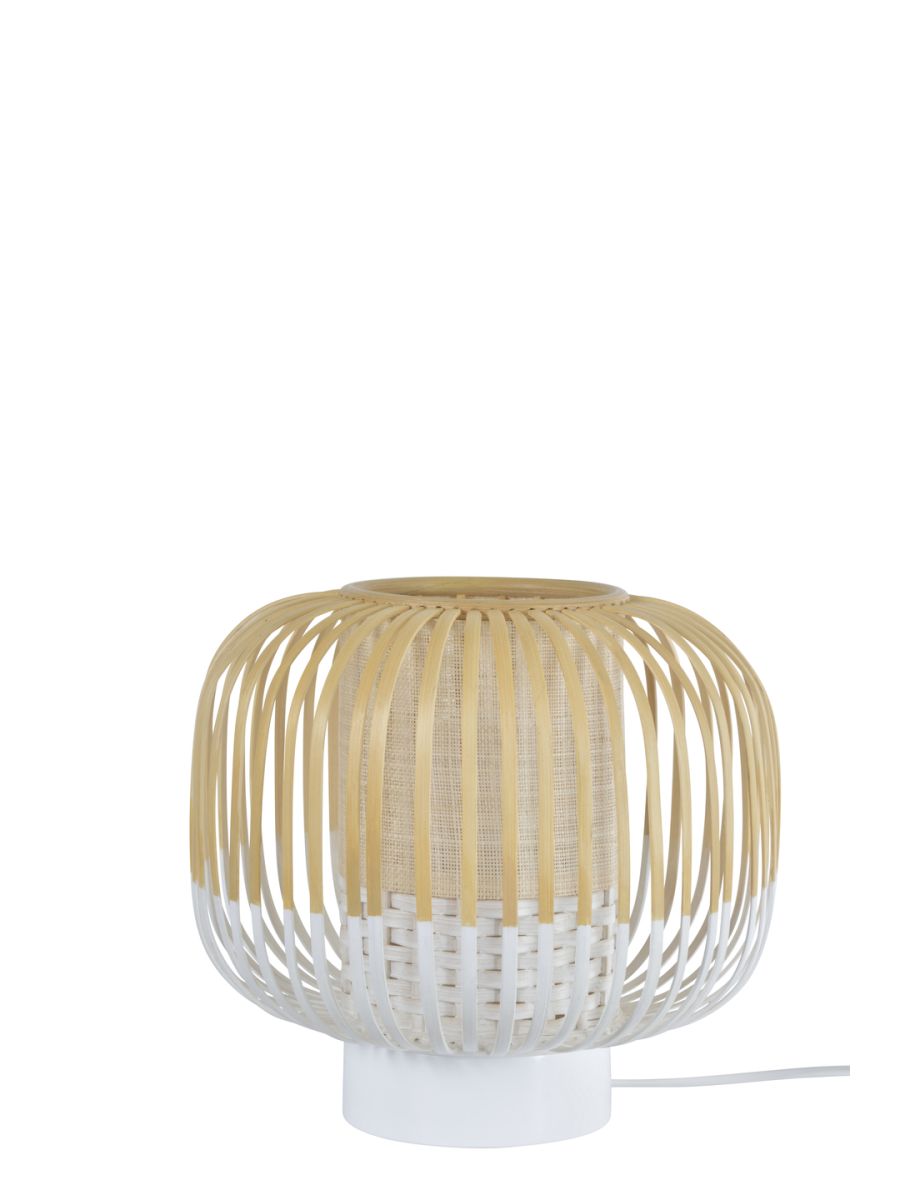 LAMPE BAMBOO S BLANC