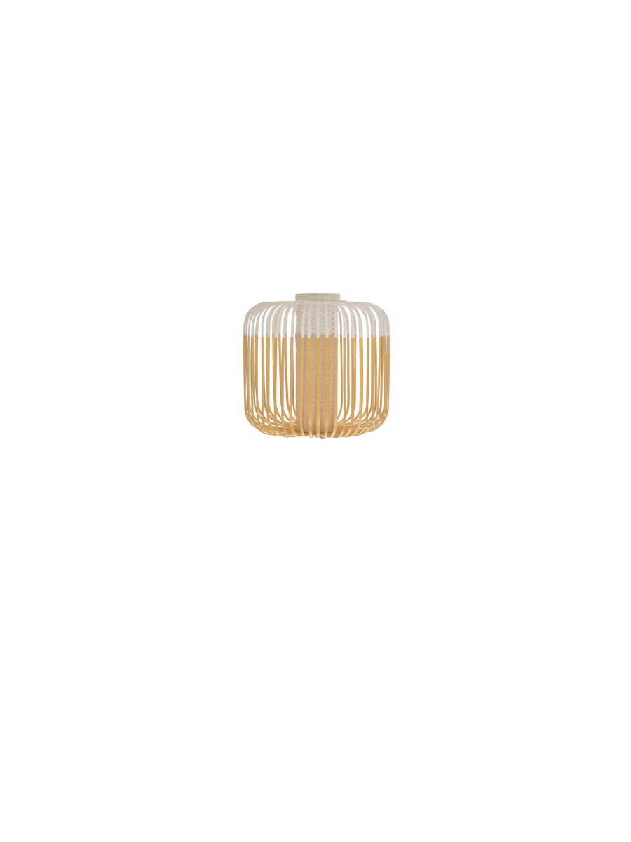 PLAFONNIER BAMBOO M BLANC