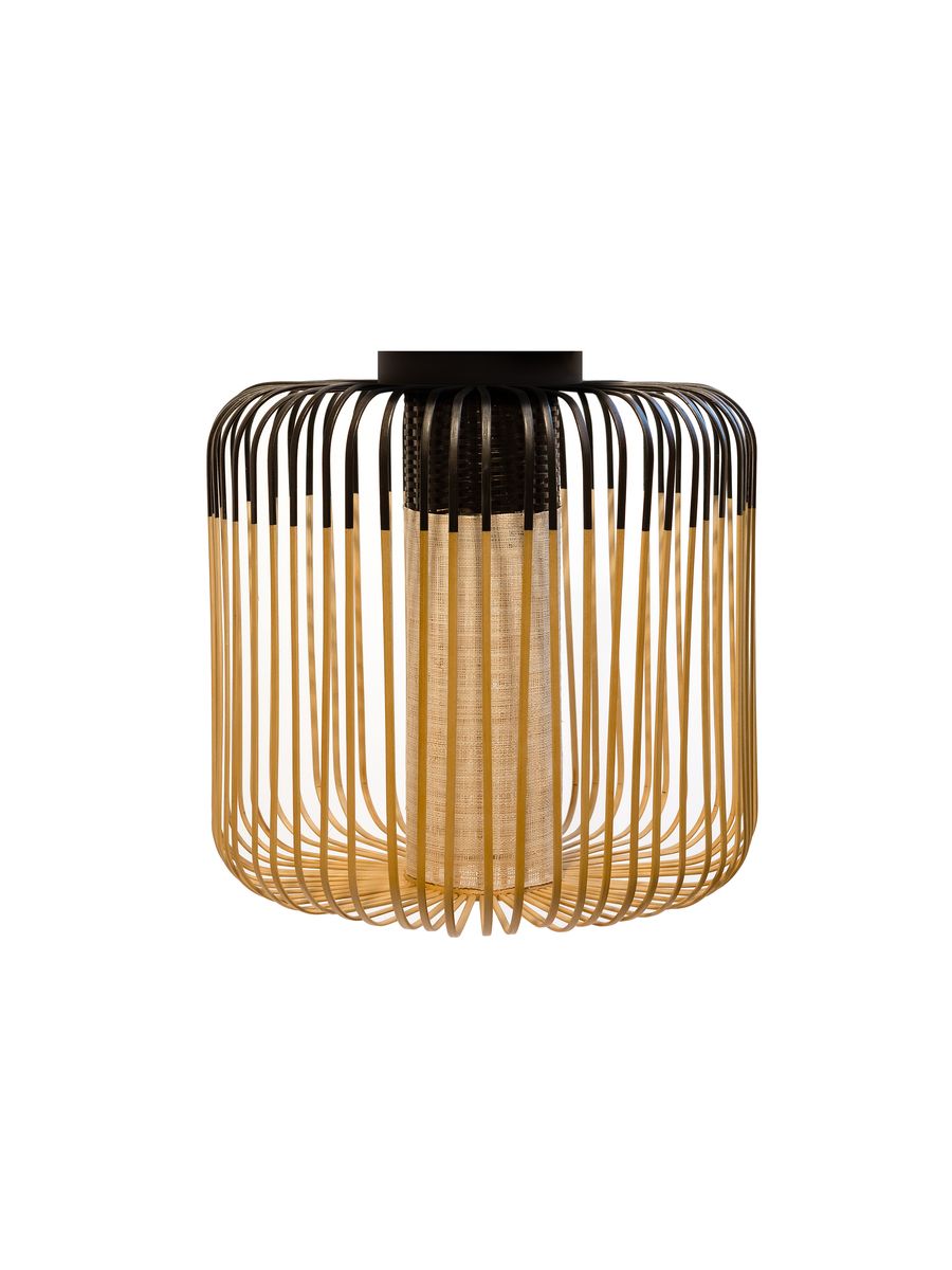 PLAFONNIER BAMBOO M NOIR