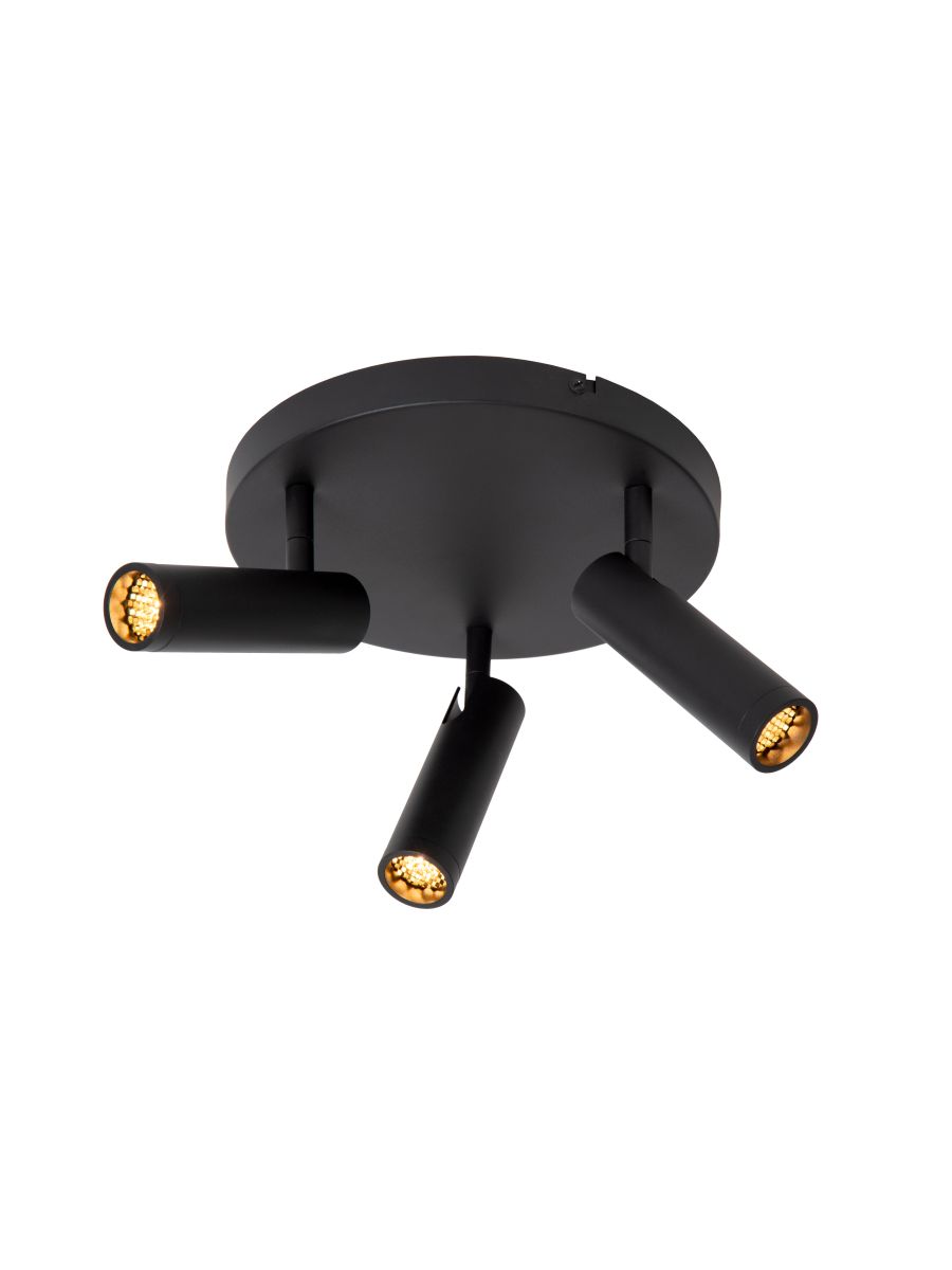 GRADO SPOT PLAFOND 3XGU10 NOIR