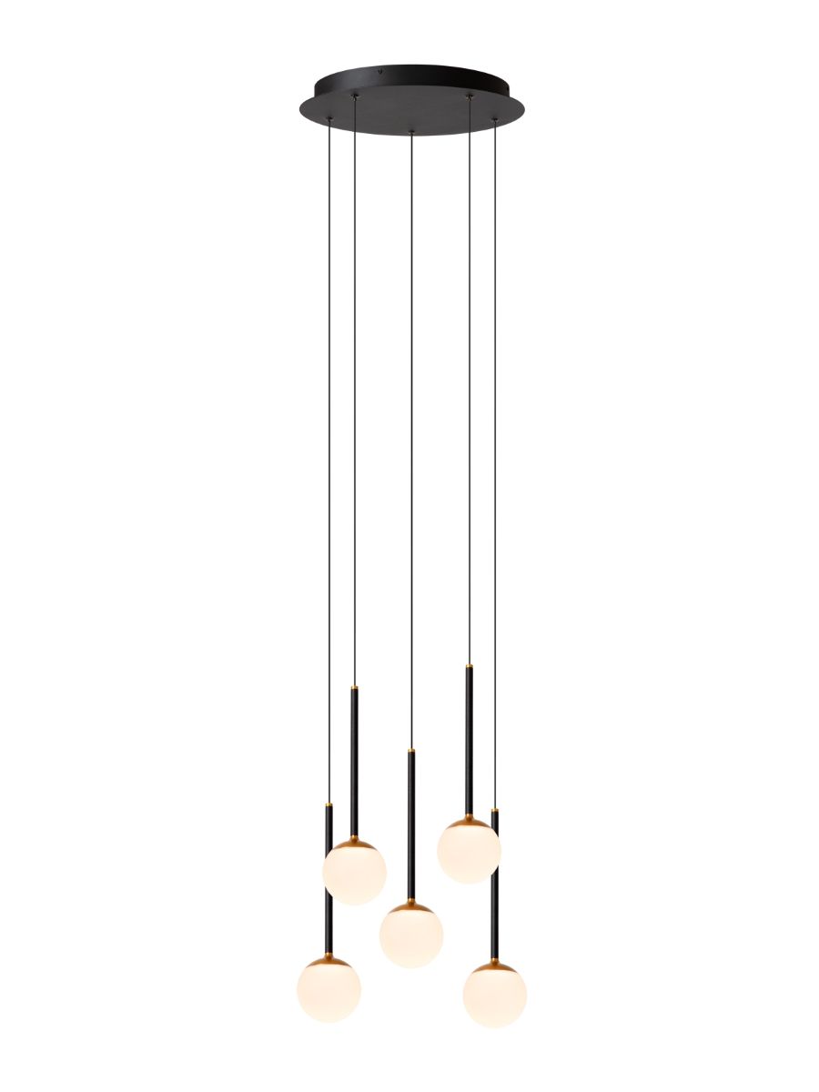 CALINA SUSPENSION 5XLED NOIR