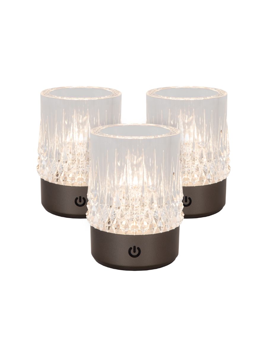 LILI LAMPE DE TABLE CUIVRE (PACK DE 3)