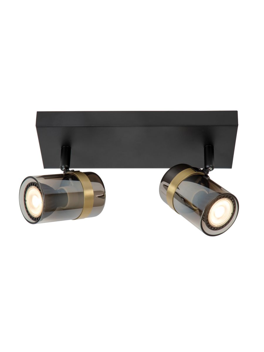 UPTON SPOT PLAFOND 2XGU10 FUMÉ