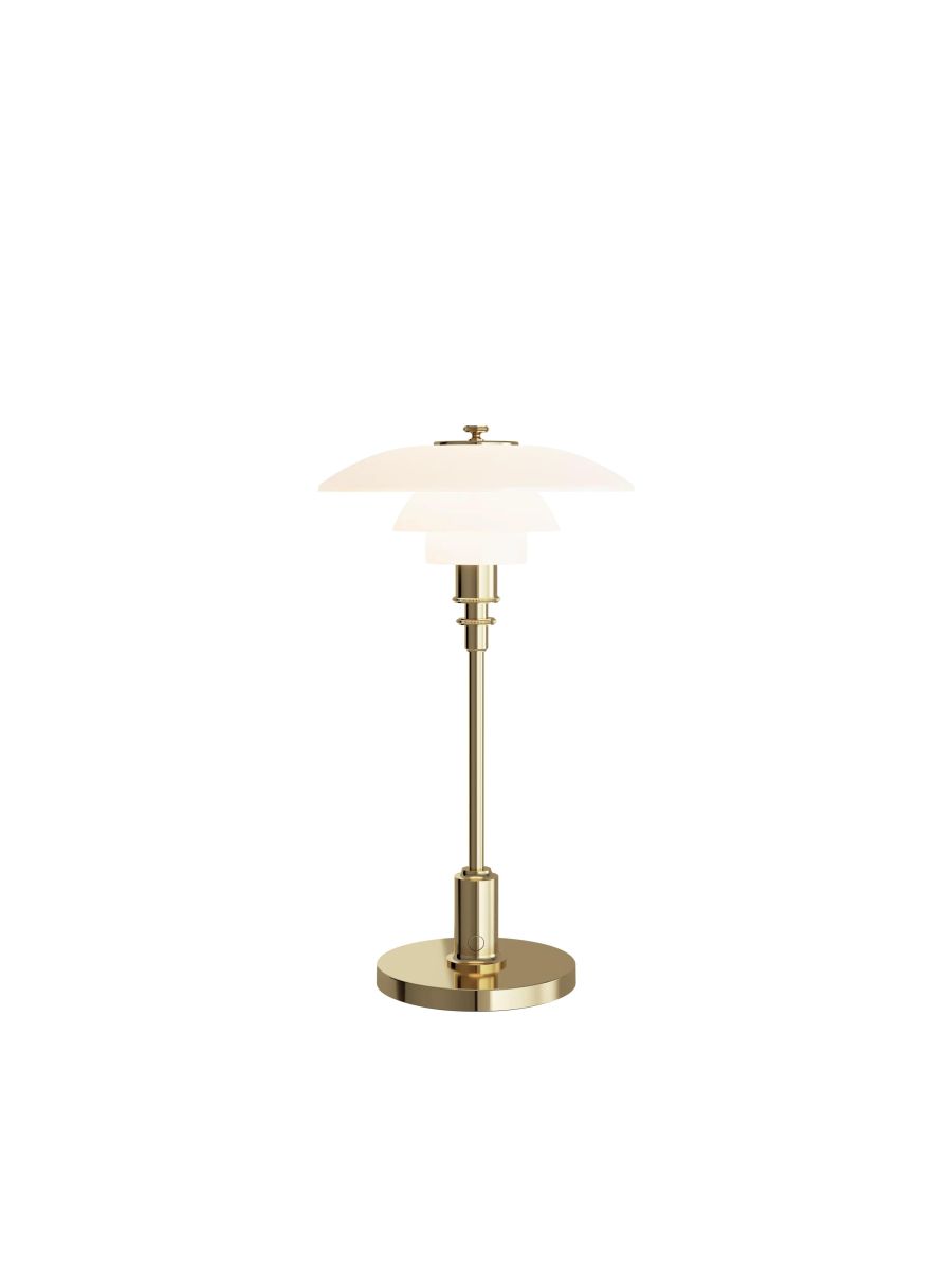 PH 2/1 PORTABLE LAMPE BRASS METALLISED