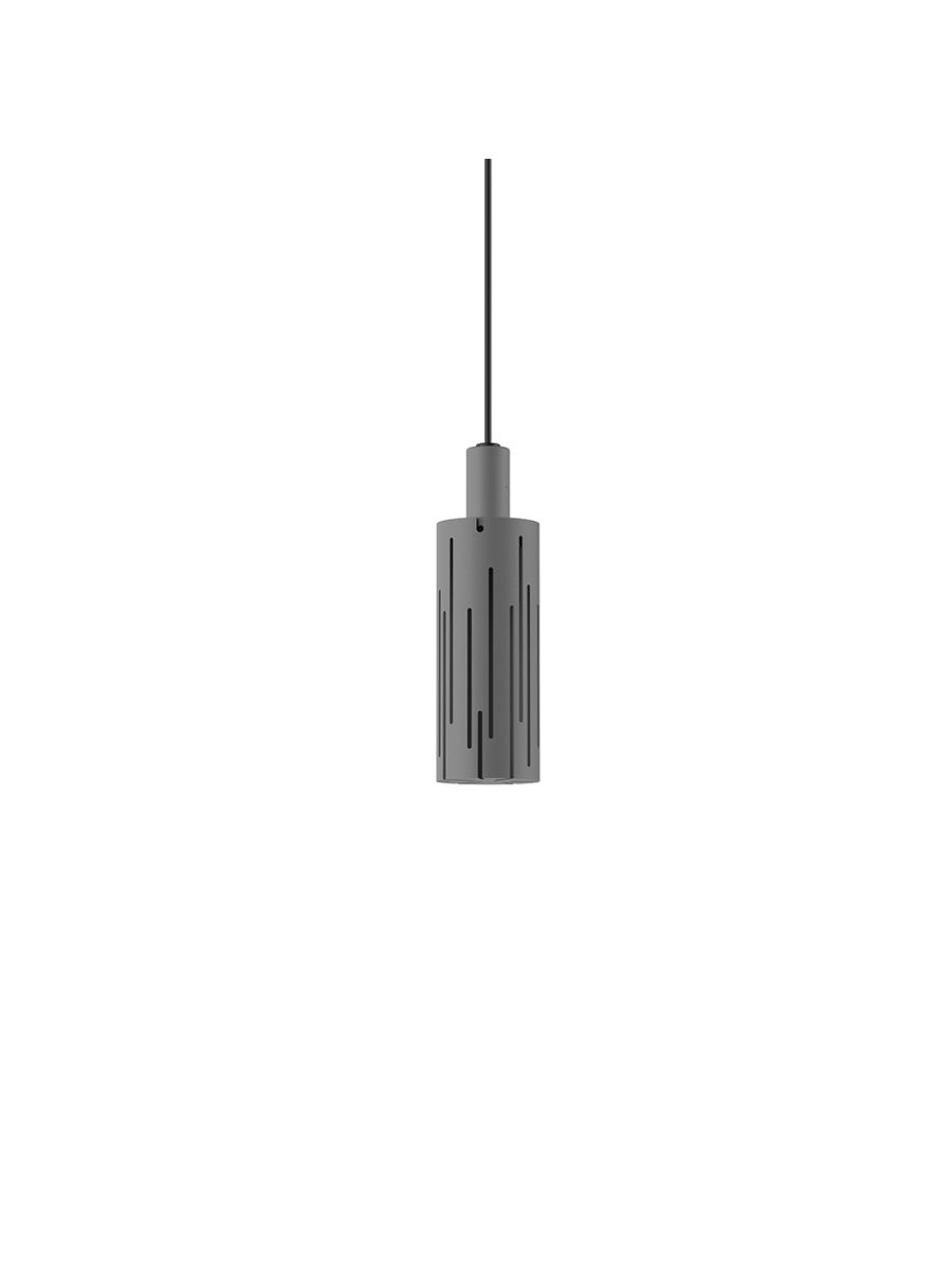 AIRLINER M PENDANT 1 LED (10,5W - 3000K - CRI>90) DIFFUSE 24V DC DC PWM - GREY