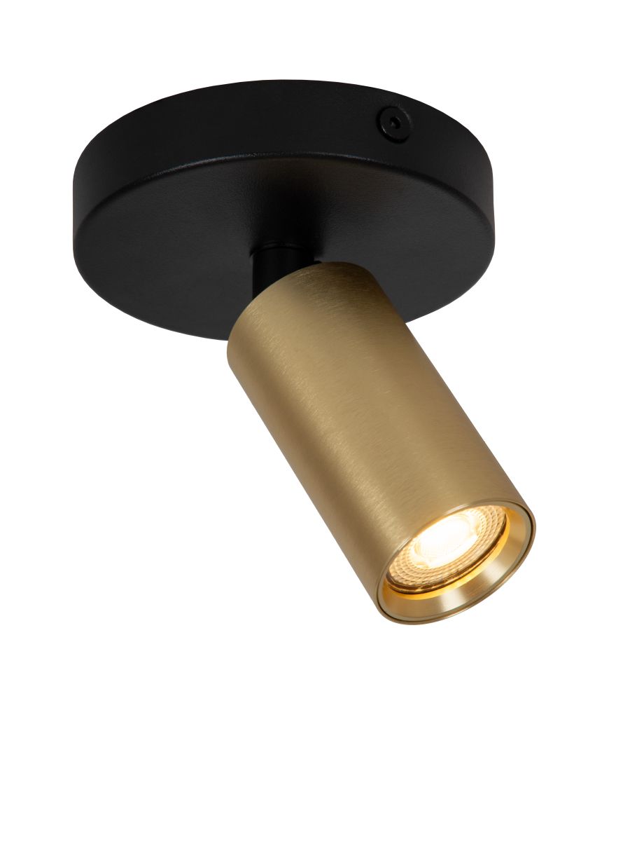 RITMO SPOT PLAFOND Ø 10 CM 1XGU10 (MR11) OR MAT / LAITON