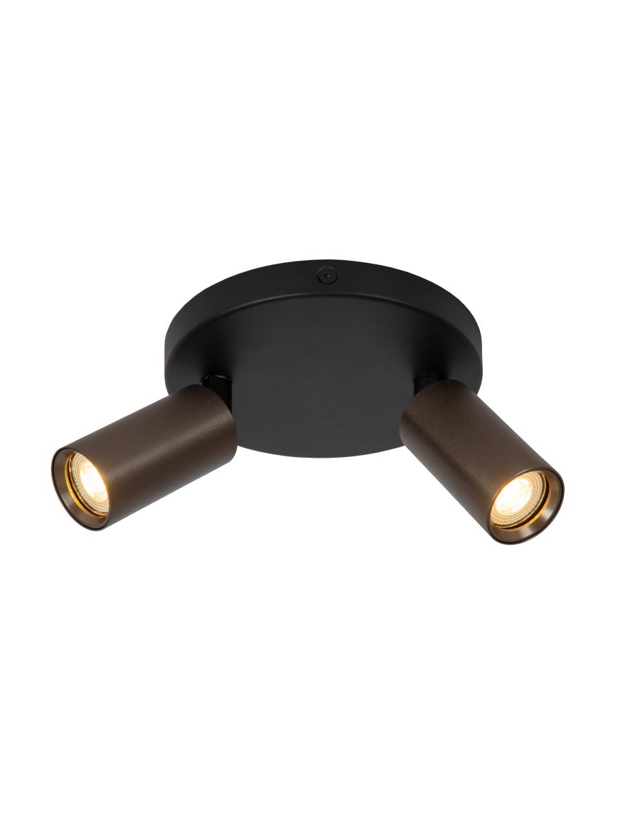 RITMO SPOT PLAFOND Ø 15 CM 2XGU10 (MR11) CAFÉ
