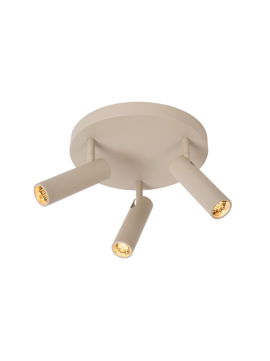 GRADO SPOT PLAFOND Ø 25 CM 3XGU10 (MR11) TAUPE