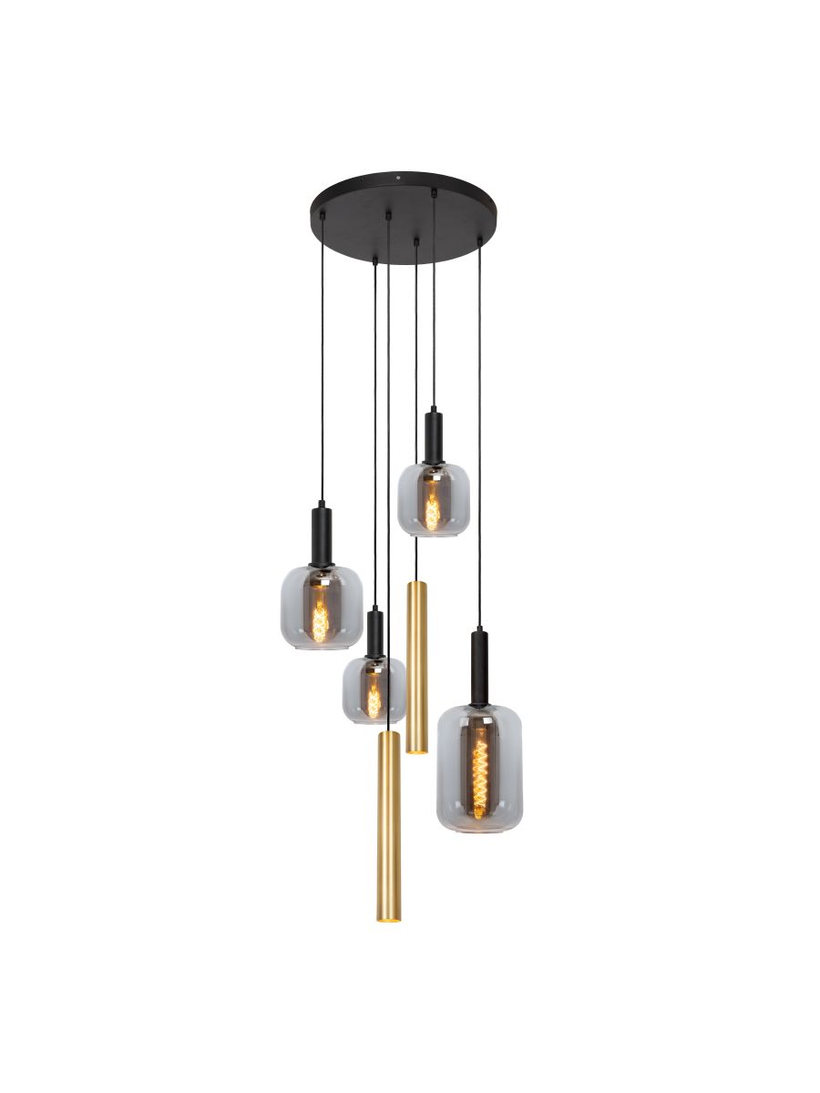 JOANET TUBE SUSPENSION Ø 65 CM 4XE27 LAITON