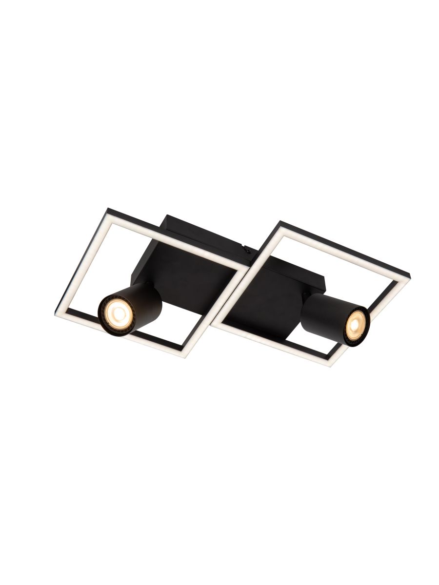 ARIANNE PLAFONNIER LED 2XGU10 NOIR