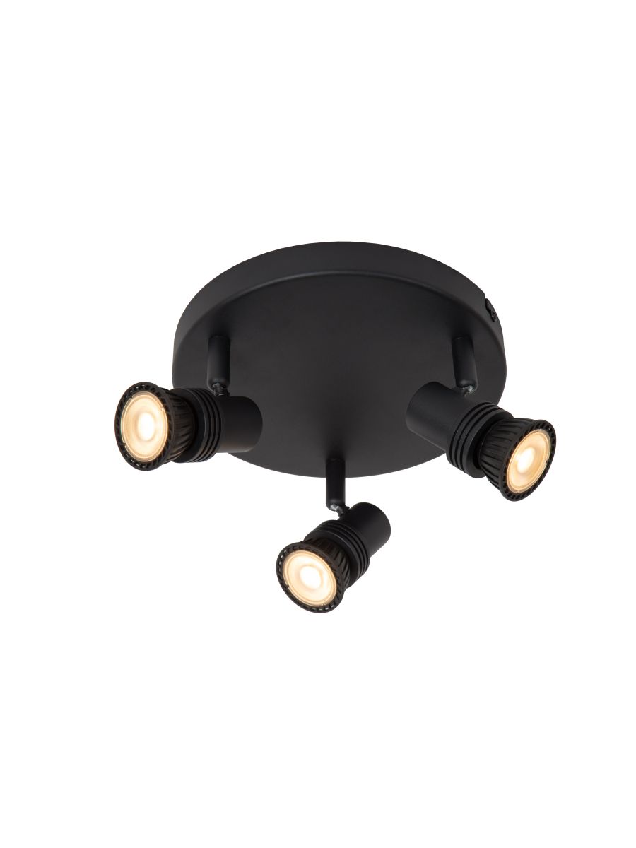 KIANTI SPOT PLAFOND Ø 21 CM 3XGU10 NOIR