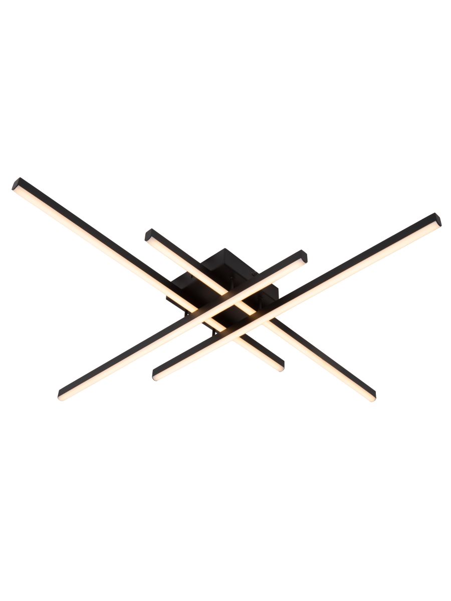 NOVAK PLAFONNIER LED DIM. CCT 1X42W 2700K/4000K NOIR